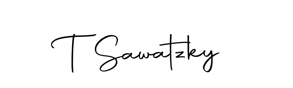 Similarly Autography-DOLnW is the best handwritten signature design. Signature creator online .You can use it as an online autograph creator for name T Sawatzky. T Sawatzky signature style 10 images and pictures png