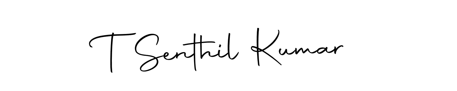 T Senthil Kumar stylish signature style. Best Handwritten Sign (Autography-DOLnW) for my name. Handwritten Signature Collection Ideas for my name T Senthil Kumar. T Senthil Kumar signature style 10 images and pictures png