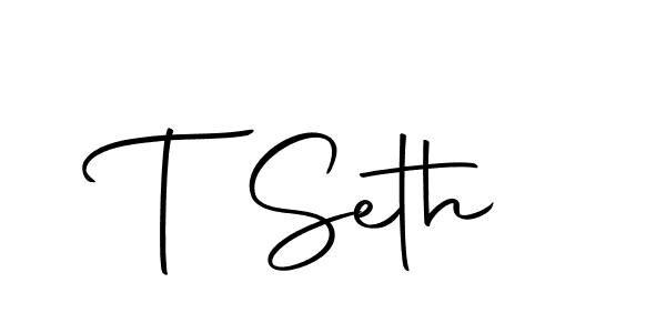 Create a beautiful signature design for name T Seth. With this signature (Autography-DOLnW) fonts, you can make a handwritten signature for free. T Seth signature style 10 images and pictures png