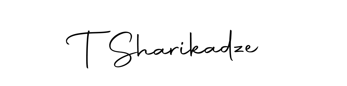 Make a beautiful signature design for name T Sharikadze. With this signature (Autography-DOLnW) style, you can create a handwritten signature for free. T Sharikadze signature style 10 images and pictures png