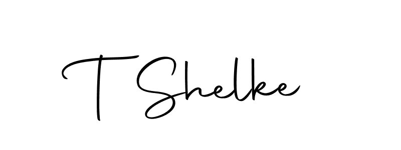 How to make T Shelke signature? Autography-DOLnW is a professional autograph style. Create handwritten signature for T Shelke name. T Shelke signature style 10 images and pictures png