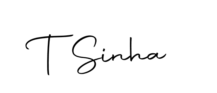 How to make T Sinha signature? Autography-DOLnW is a professional autograph style. Create handwritten signature for T Sinha name. T Sinha signature style 10 images and pictures png