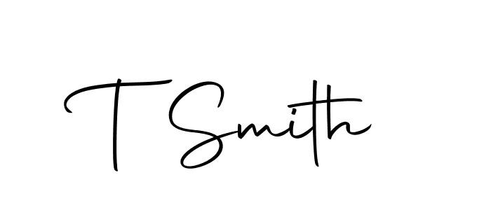 Create a beautiful signature design for name T Smith. With this signature (Autography-DOLnW) fonts, you can make a handwritten signature for free. T Smith signature style 10 images and pictures png