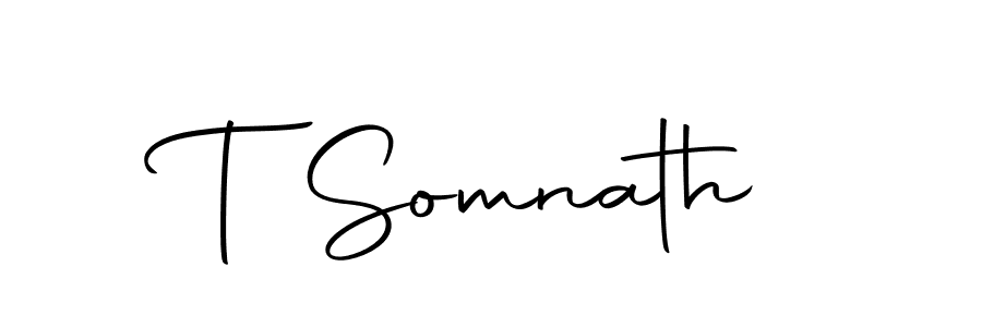 The best way (Autography-DOLnW) to make a short signature is to pick only two or three words in your name. The name T Somnath include a total of six letters. For converting this name. T Somnath signature style 10 images and pictures png