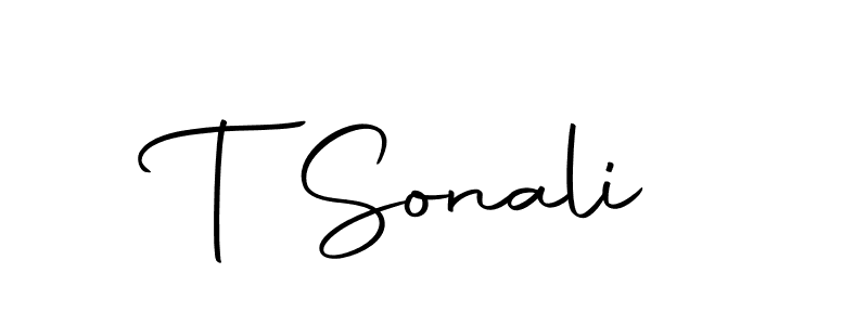 Design your own signature with our free online signature maker. With this signature software, you can create a handwritten (Autography-DOLnW) signature for name T Sonali. T Sonali signature style 10 images and pictures png