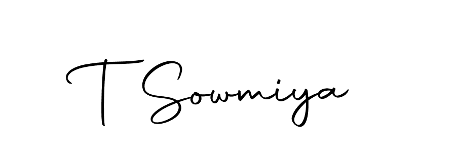 How to make T Sowmiya signature? Autography-DOLnW is a professional autograph style. Create handwritten signature for T Sowmiya name. T Sowmiya signature style 10 images and pictures png