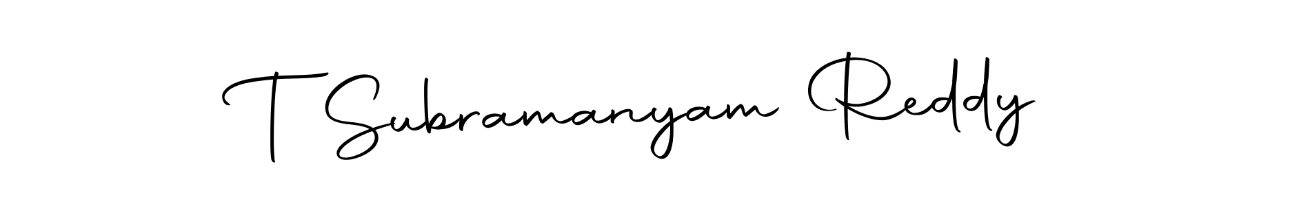 You should practise on your own different ways (Autography-DOLnW) to write your name (T Subramanyam Reddy) in signature. don't let someone else do it for you. T Subramanyam Reddy signature style 10 images and pictures png