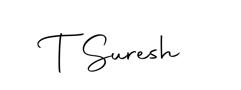 Also we have T Suresh name is the best signature style. Create professional handwritten signature collection using Autography-DOLnW autograph style. T Suresh signature style 10 images and pictures png