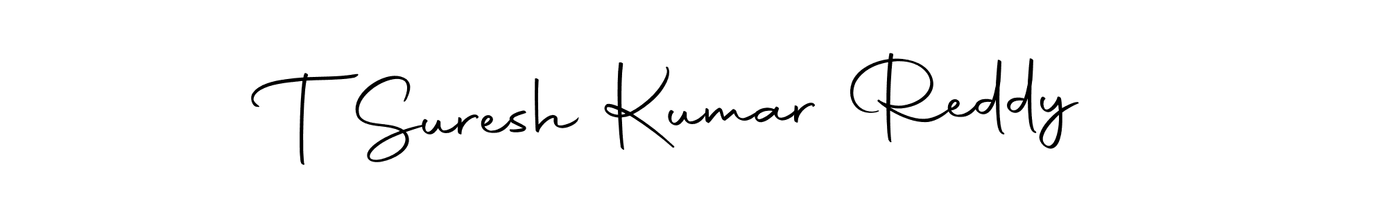 Also we have T Suresh Kumar Reddy name is the best signature style. Create professional handwritten signature collection using Autography-DOLnW autograph style. T Suresh Kumar Reddy signature style 10 images and pictures png