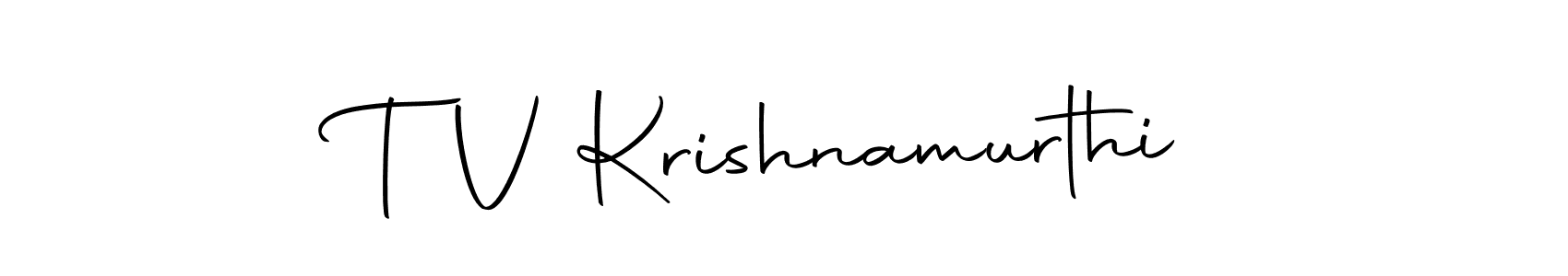 The best way (Autography-DOLnW) to make a short signature is to pick only two or three words in your name. The name T V Krishnamurthi include a total of six letters. For converting this name. T V Krishnamurthi signature style 10 images and pictures png