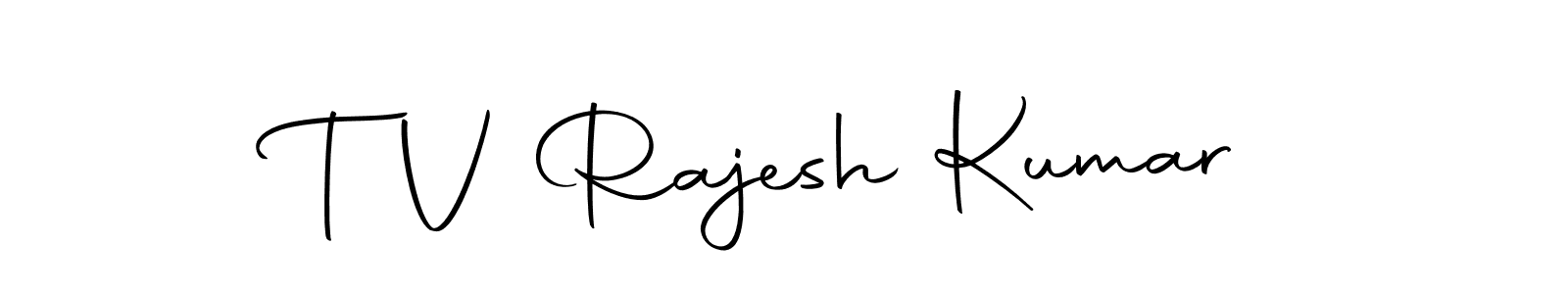 Similarly Autography-DOLnW is the best handwritten signature design. Signature creator online .You can use it as an online autograph creator for name T V Rajesh Kumar. T V Rajesh Kumar signature style 10 images and pictures png