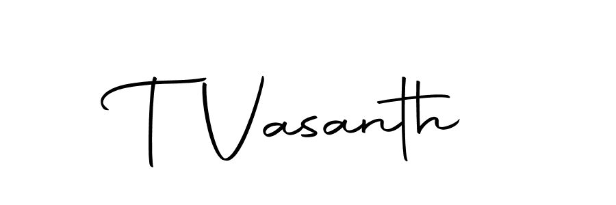 Also we have T Vasanth name is the best signature style. Create professional handwritten signature collection using Autography-DOLnW autograph style. T Vasanth signature style 10 images and pictures png