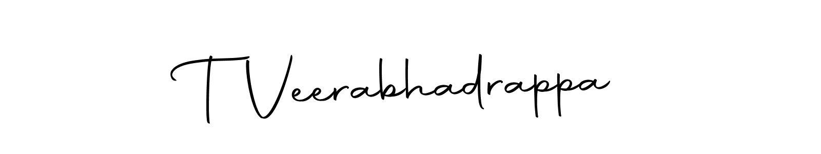 You should practise on your own different ways (Autography-DOLnW) to write your name (T Veerabhadrappa) in signature. don't let someone else do it for you. T Veerabhadrappa signature style 10 images and pictures png