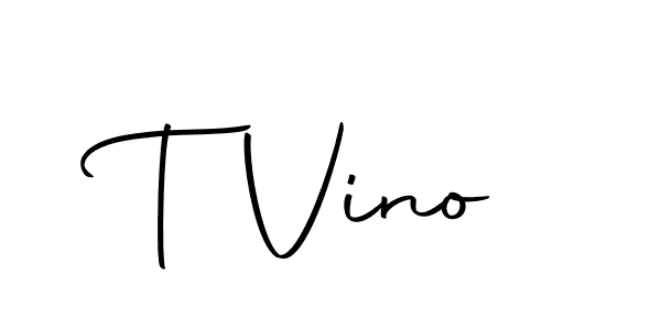 Use a signature maker to create a handwritten signature online. With this signature software, you can design (Autography-DOLnW) your own signature for name T Vino. T Vino signature style 10 images and pictures png