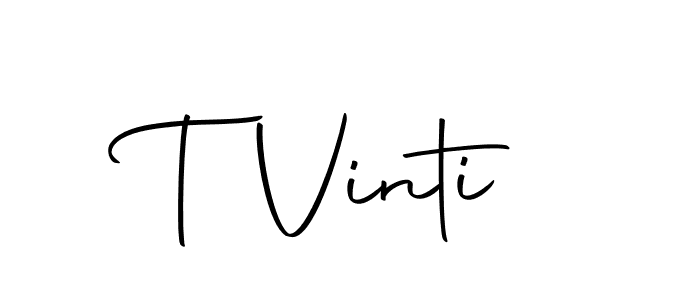 Make a beautiful signature design for name T Vinti. With this signature (Autography-DOLnW) style, you can create a handwritten signature for free. T Vinti signature style 10 images and pictures png