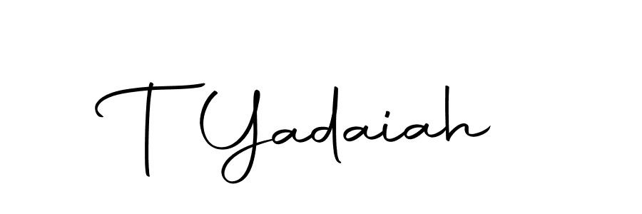 Autography-DOLnW is a professional signature style that is perfect for those who want to add a touch of class to their signature. It is also a great choice for those who want to make their signature more unique. Get T Yadaiah name to fancy signature for free. T Yadaiah signature style 10 images and pictures png