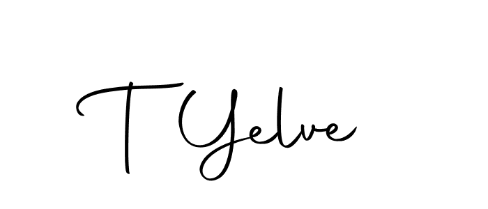 Make a beautiful signature design for name T Yelve. With this signature (Autography-DOLnW) style, you can create a handwritten signature for free. T Yelve signature style 10 images and pictures png