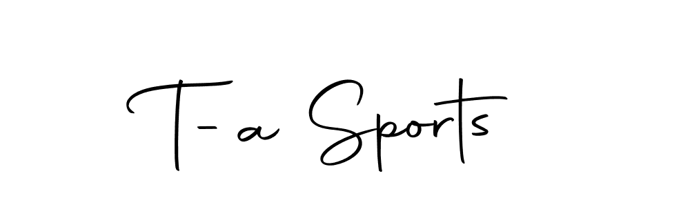 It looks lik you need a new signature style for name T-a Sports. Design unique handwritten (Autography-DOLnW) signature with our free signature maker in just a few clicks. T-a Sports signature style 10 images and pictures png