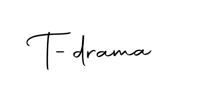 Similarly Autography-DOLnW is the best handwritten signature design. Signature creator online .You can use it as an online autograph creator for name T-drama. T-drama signature style 10 images and pictures png