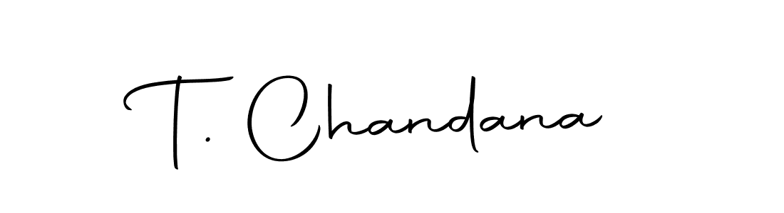 Make a beautiful signature design for name T. Chandana. With this signature (Autography-DOLnW) style, you can create a handwritten signature for free. T. Chandana signature style 10 images and pictures png