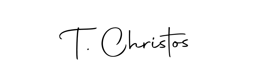 You should practise on your own different ways (Autography-DOLnW) to write your name (T. Christos) in signature. don't let someone else do it for you. T. Christos signature style 10 images and pictures png