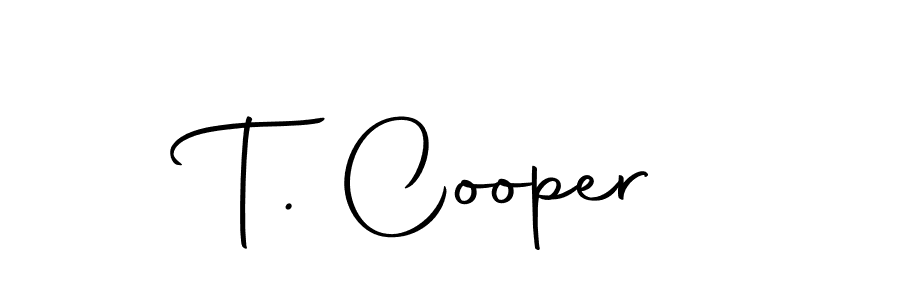 How to make T. Cooper signature? Autography-DOLnW is a professional autograph style. Create handwritten signature for T. Cooper name. T. Cooper signature style 10 images and pictures png