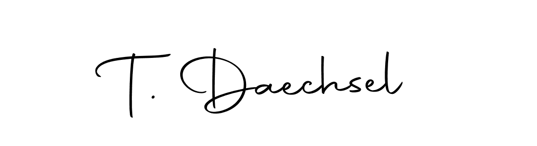 Similarly Autography-DOLnW is the best handwritten signature design. Signature creator online .You can use it as an online autograph creator for name T. Daechsel. T. Daechsel signature style 10 images and pictures png