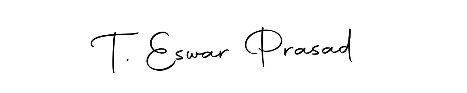 You can use this online signature creator to create a handwritten signature for the name T. Eswar Prasad. This is the best online autograph maker. T. Eswar Prasad signature style 10 images and pictures png