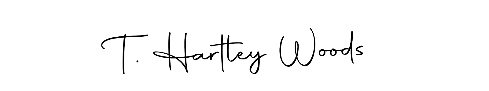 How to make T. Hartley Woods signature? Autography-DOLnW is a professional autograph style. Create handwritten signature for T. Hartley Woods name. T. Hartley Woods signature style 10 images and pictures png