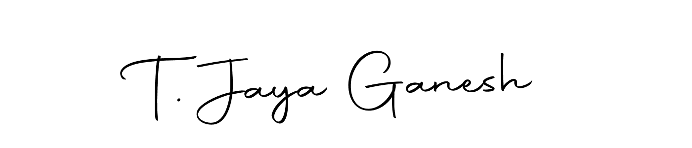 You can use this online signature creator to create a handwritten signature for the name T. Jaya Ganesh. This is the best online autograph maker. T. Jaya Ganesh signature style 10 images and pictures png