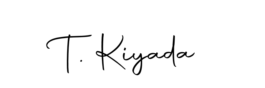 Also You can easily find your signature by using the search form. We will create T. Kiyada name handwritten signature images for you free of cost using Autography-DOLnW sign style. T. Kiyada signature style 10 images and pictures png