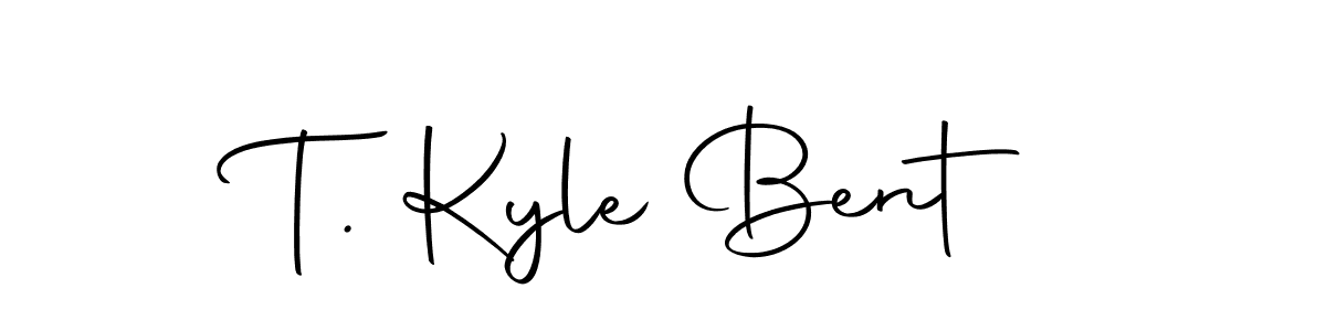 T. Kyle Bent stylish signature style. Best Handwritten Sign (Autography-DOLnW) for my name. Handwritten Signature Collection Ideas for my name T. Kyle Bent. T. Kyle Bent signature style 10 images and pictures png