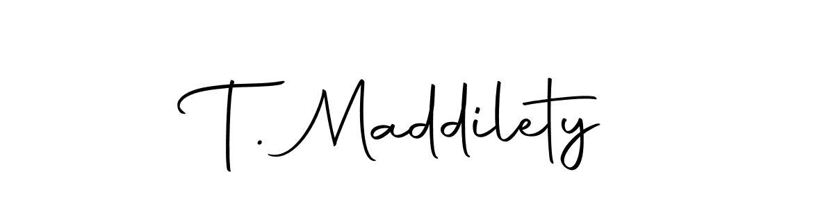 if you are searching for the best signature style for your name T. Maddilety. so please give up your signature search. here we have designed multiple signature styles  using Autography-DOLnW. T. Maddilety signature style 10 images and pictures png