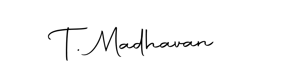 T. Madhavan stylish signature style. Best Handwritten Sign (Autography-DOLnW) for my name. Handwritten Signature Collection Ideas for my name T. Madhavan. T. Madhavan signature style 10 images and pictures png