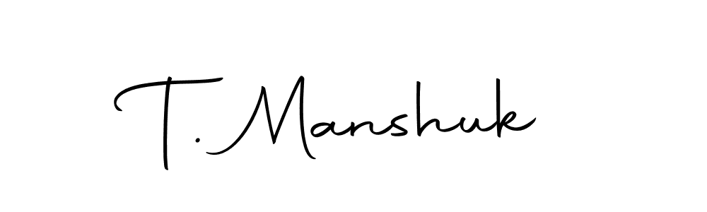 if you are searching for the best signature style for your name T. Manshuk. so please give up your signature search. here we have designed multiple signature styles  using Autography-DOLnW. T. Manshuk signature style 10 images and pictures png