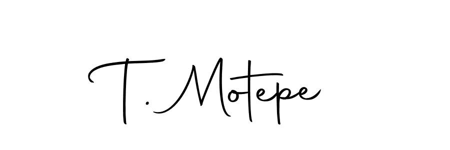 Make a beautiful signature design for name T. Motepe. With this signature (Autography-DOLnW) style, you can create a handwritten signature for free. T. Motepe signature style 10 images and pictures png