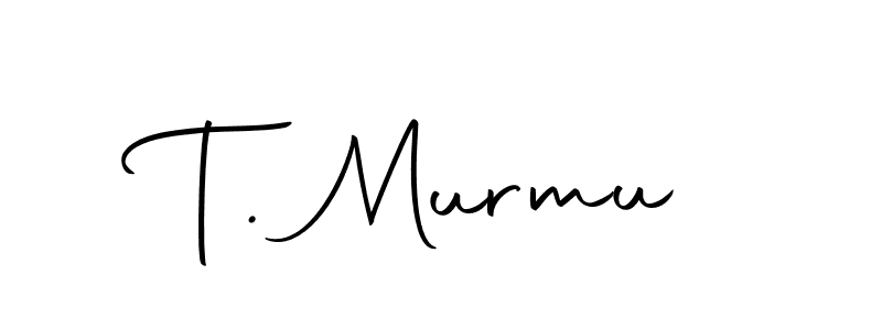 Similarly Autography-DOLnW is the best handwritten signature design. Signature creator online .You can use it as an online autograph creator for name T. Murmu. T. Murmu signature style 10 images and pictures png