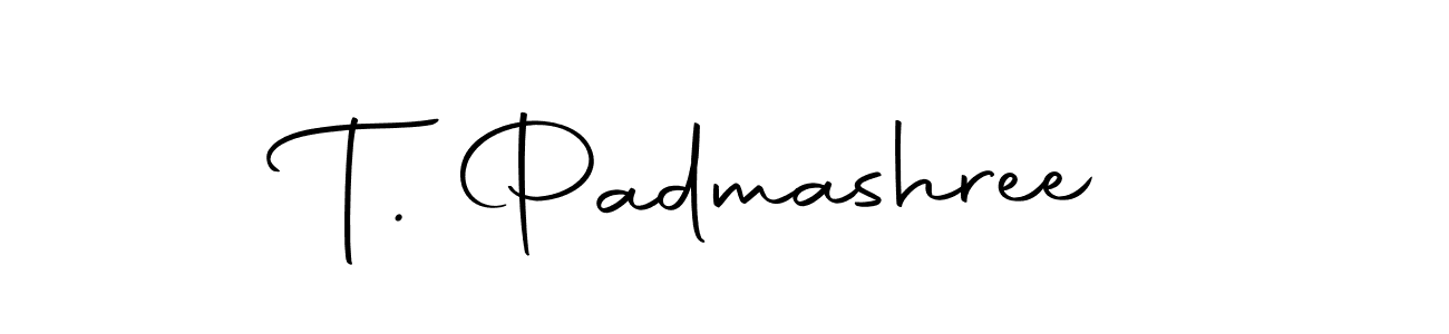 Also we have T. Padmashree name is the best signature style. Create professional handwritten signature collection using Autography-DOLnW autograph style. T. Padmashree signature style 10 images and pictures png