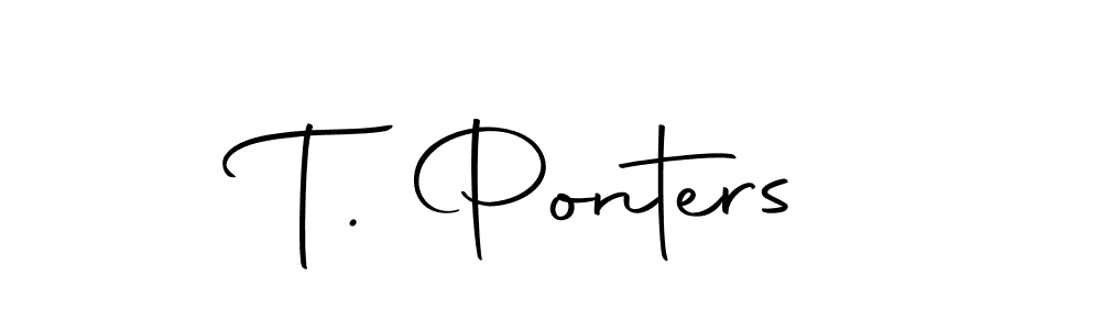 T. Ponters stylish signature style. Best Handwritten Sign (Autography-DOLnW) for my name. Handwritten Signature Collection Ideas for my name T. Ponters. T. Ponters signature style 10 images and pictures png