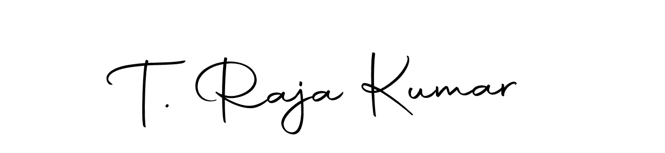 You can use this online signature creator to create a handwritten signature for the name T. Raja Kumar. This is the best online autograph maker. T. Raja Kumar signature style 10 images and pictures png