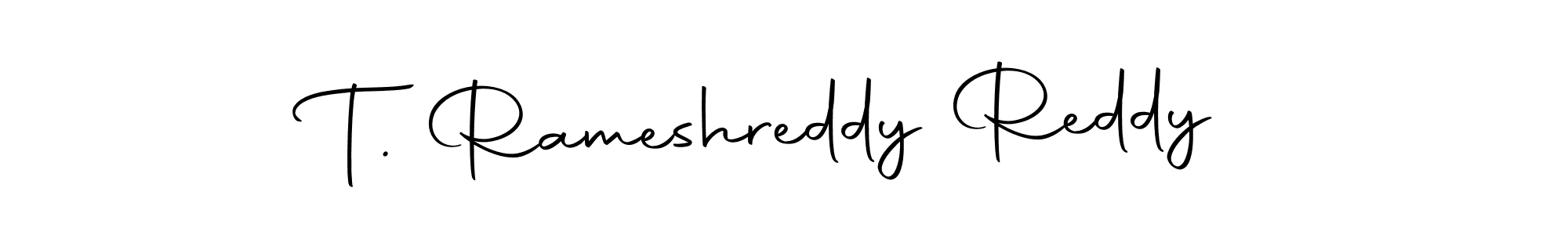 Make a beautiful signature design for name T. Rameshreddy Reddy. Use this online signature maker to create a handwritten signature for free. T. Rameshreddy Reddy signature style 10 images and pictures png