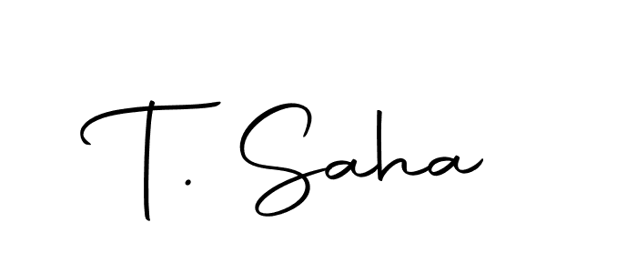 How to Draw T. Saha signature style? Autography-DOLnW is a latest design signature styles for name T. Saha. T. Saha signature style 10 images and pictures png