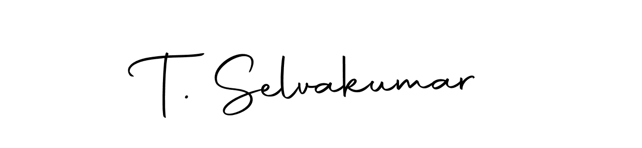 Design your own signature with our free online signature maker. With this signature software, you can create a handwritten (Autography-DOLnW) signature for name T. Selvakumar. T. Selvakumar signature style 10 images and pictures png