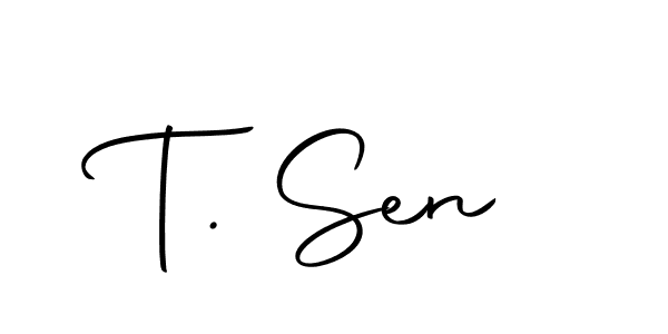 Make a short T. Sen signature style. Manage your documents anywhere anytime using Autography-DOLnW. Create and add eSignatures, submit forms, share and send files easily. T. Sen signature style 10 images and pictures png