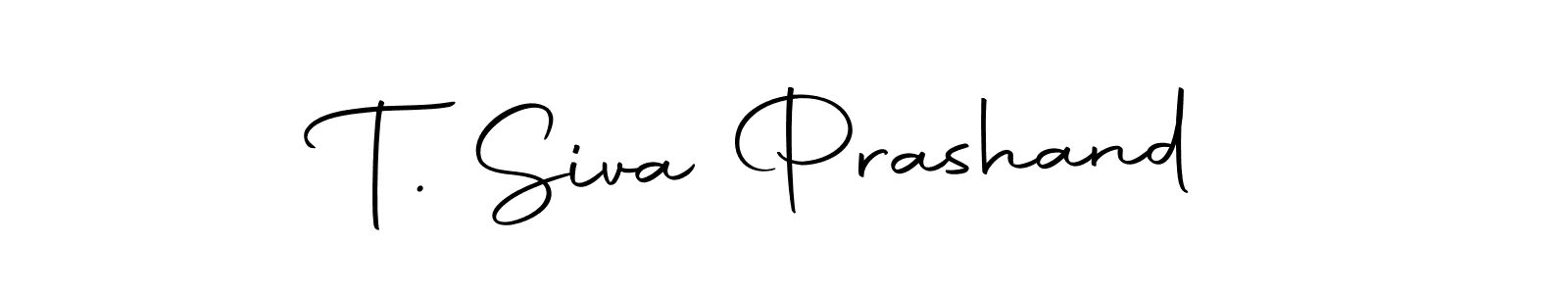 You should practise on your own different ways (Autography-DOLnW) to write your name (T. Siva Prashand) in signature. don't let someone else do it for you. T. Siva Prashand signature style 10 images and pictures png