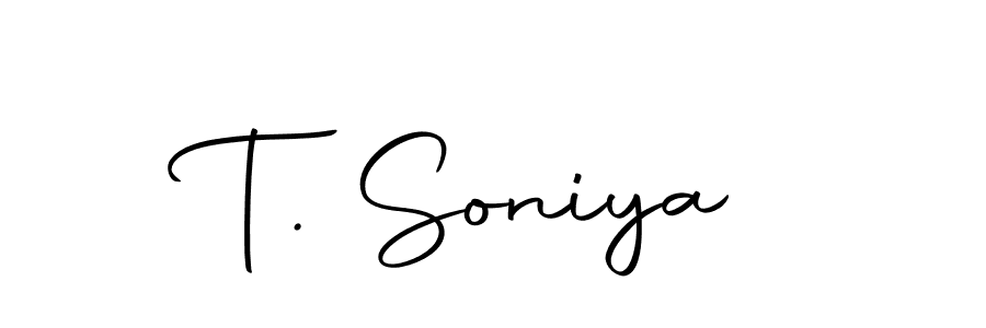 Also we have T. Soniya name is the best signature style. Create professional handwritten signature collection using Autography-DOLnW autograph style. T. Soniya signature style 10 images and pictures png