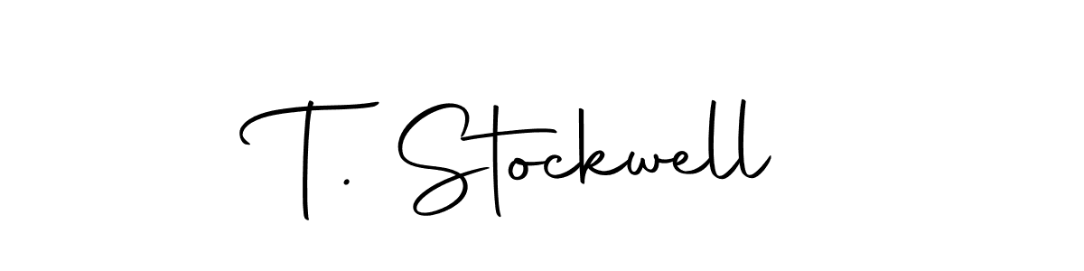 Make a beautiful signature design for name T. Stockwell. With this signature (Autography-DOLnW) style, you can create a handwritten signature for free. T. Stockwell signature style 10 images and pictures png