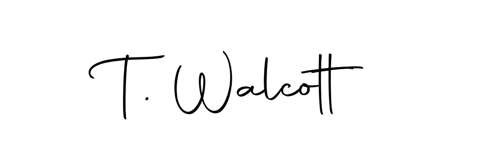 This is the best signature style for the T. Walcott name. Also you like these signature font (Autography-DOLnW). Mix name signature. T. Walcott signature style 10 images and pictures png