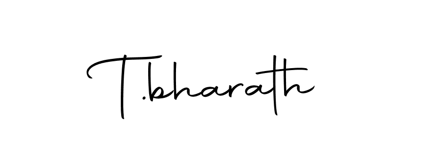 How to make T.bharath name signature. Use Autography-DOLnW style for creating short signs online. This is the latest handwritten sign. T.bharath signature style 10 images and pictures png