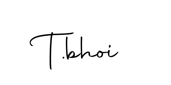 Create a beautiful signature design for name T.bhoi. With this signature (Autography-DOLnW) fonts, you can make a handwritten signature for free. T.bhoi signature style 10 images and pictures png